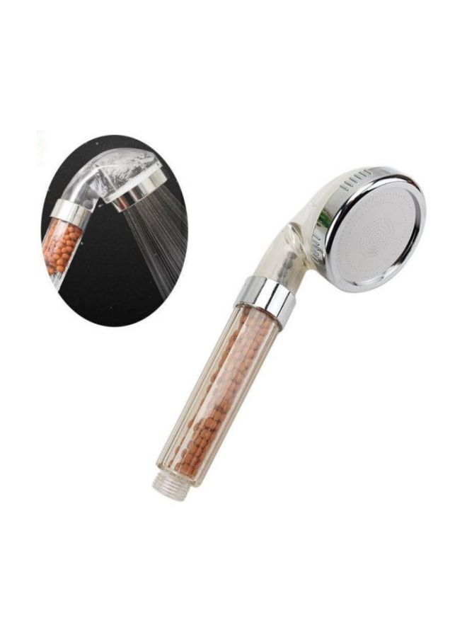 Spa Shower Head With Filter Silver/Clear - Image 3