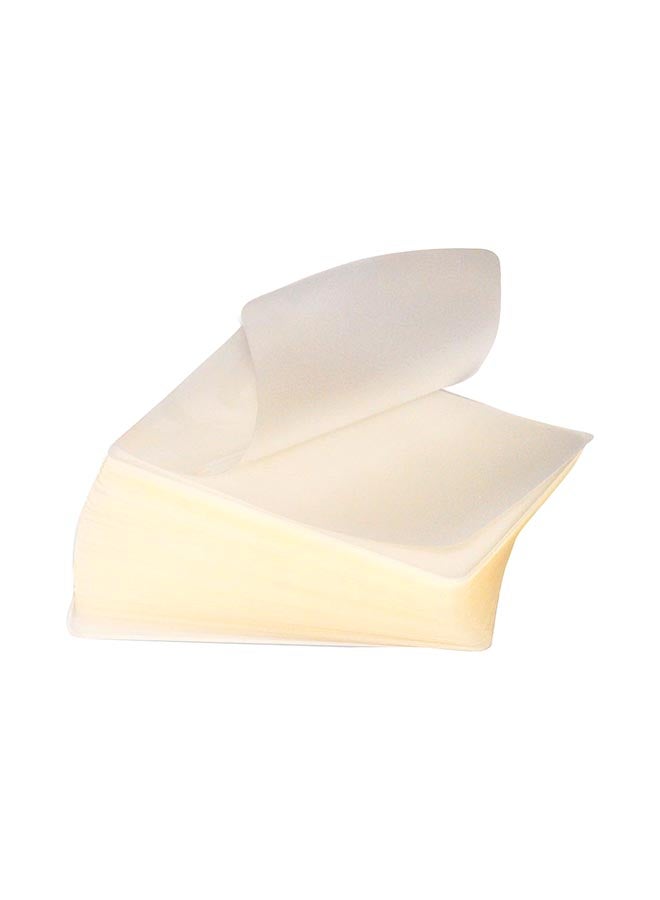 Peach 100-Piece Laminating Film Clear - Image 2