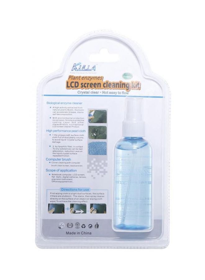 كولا طقم أدوات تنظيف لشاشة LCD مكون من 3 قطع ذهبي/أزرق/أسود - Image 3