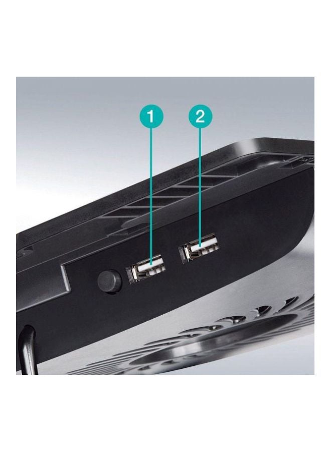 Generic Adjustable Cooling Pad Black  - Image 3