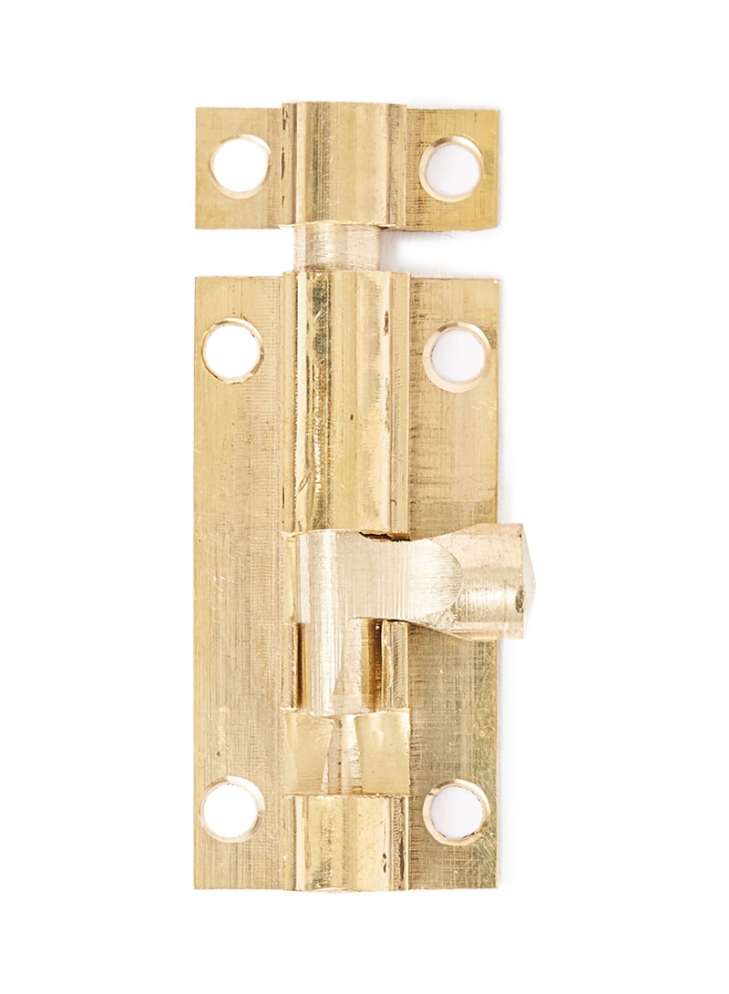 Brass Tower Bolt Gold 1/4 X 2inch 
