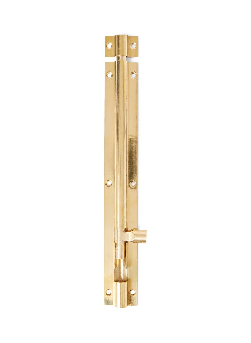 Brass Tower Bolt Gold 1/2 X 10inch