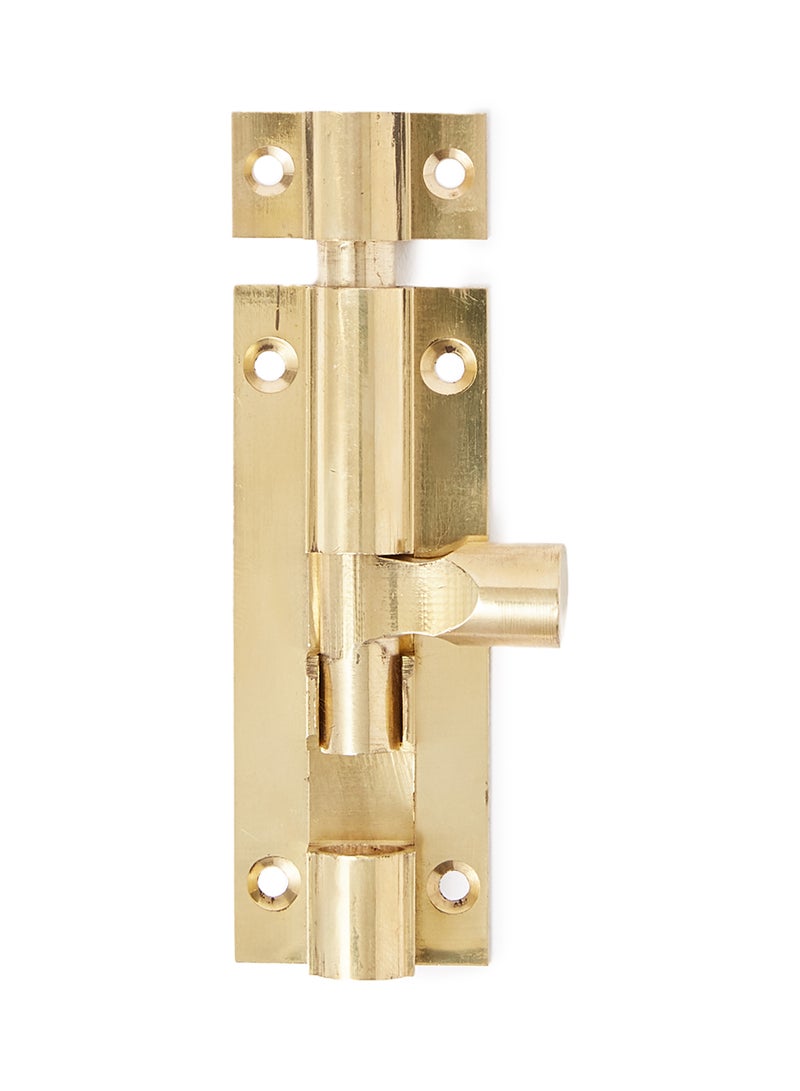 Brass Tower Bolt Gold 1/2 X 4inch