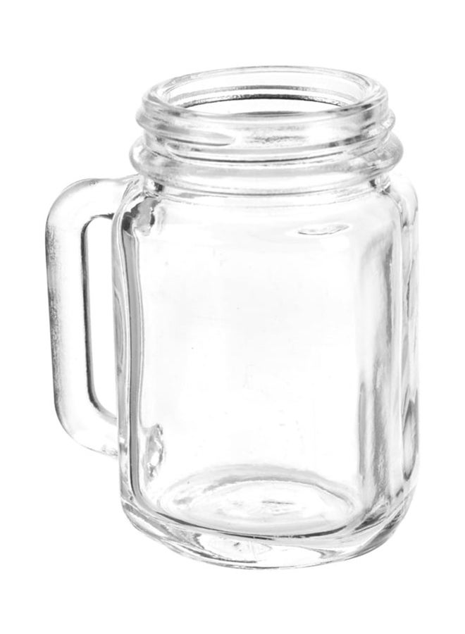 MASON - Set Of 4 Houseware Jar Shot Glass Clear 6.5 x 5.5cm - Image 1