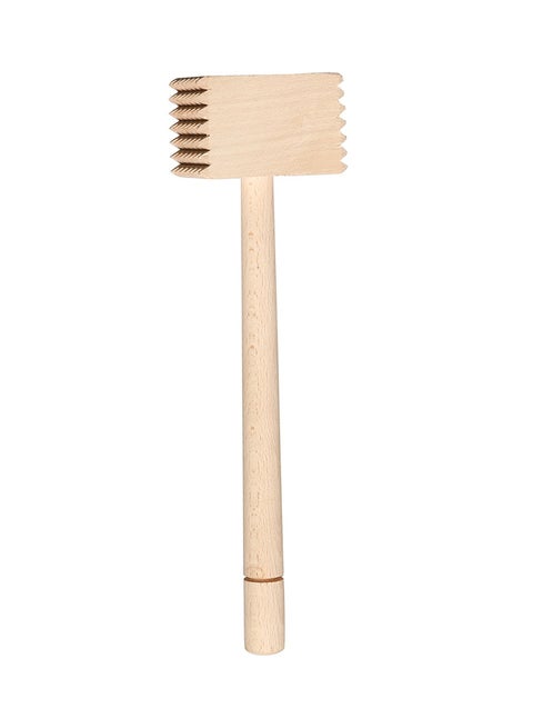 Wood Meat Mallet Beige