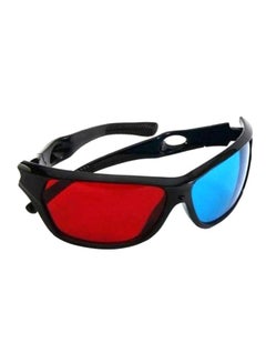 Generic 3 Dimensional Glasses For Movies And Games Black/Red/Blue  - Image 2