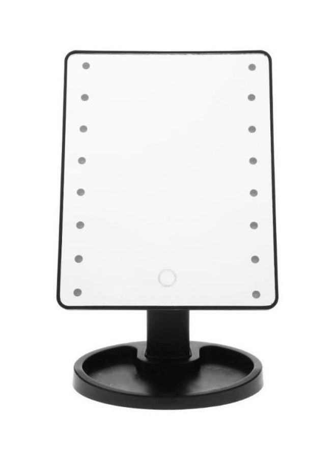 Makeup Mirror With LED Light Black - Image 1