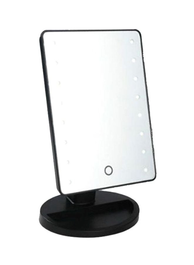 Makeup Mirror With LED Light Black - Image 1