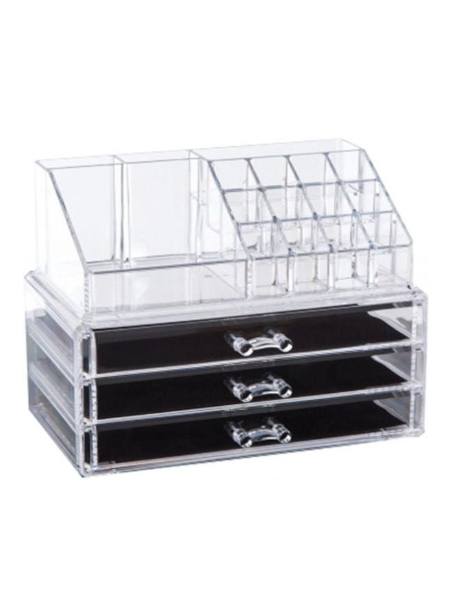 منظم مكياج أكريليك شفاف - Image 1