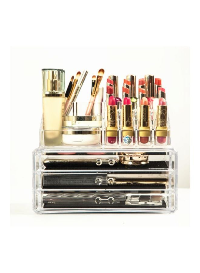 منظم مكياج أكريليك شفاف - Image 2