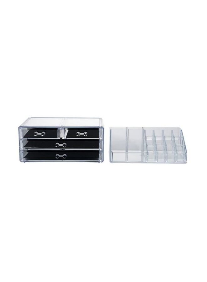 Acrylic Cosmetic Organizer Clear/Black - v1568300466/N29896718A_3