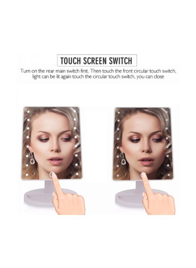 LED Touch Screen Makeup Mirror Clear - Image 2