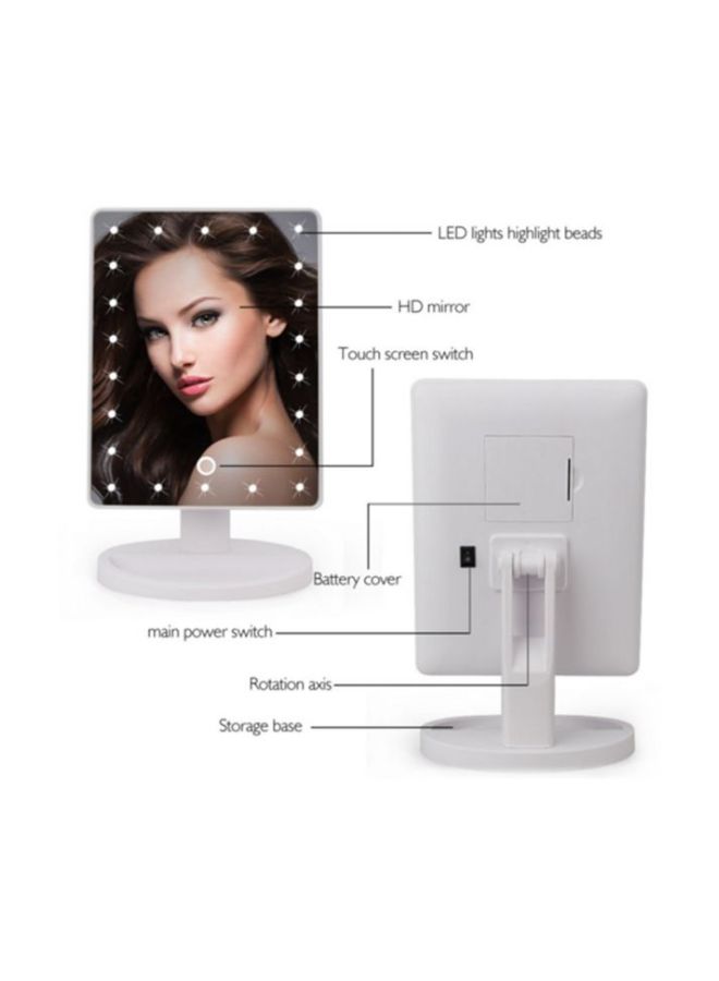 LED Touch Screen Makeup Mirror Clear - Image 5