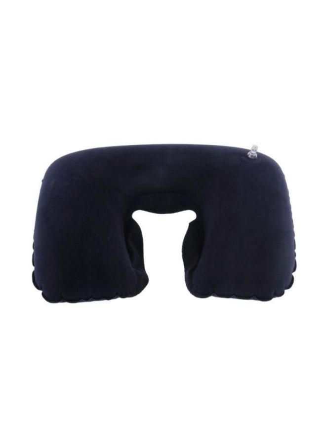 Pneumatic Travel Neck Pillow With Eye Mask Blue  - Image 2