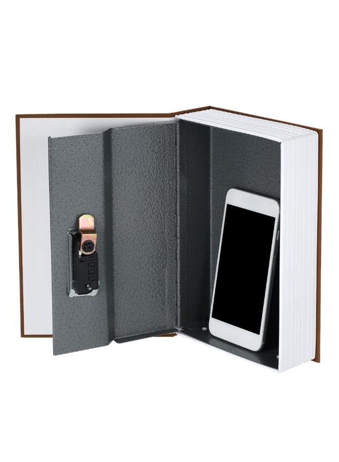 English Dictionary Diversion Book Hidden Safe Box Brown/Grey/White 18*5.5*11.5cm - Image 1
