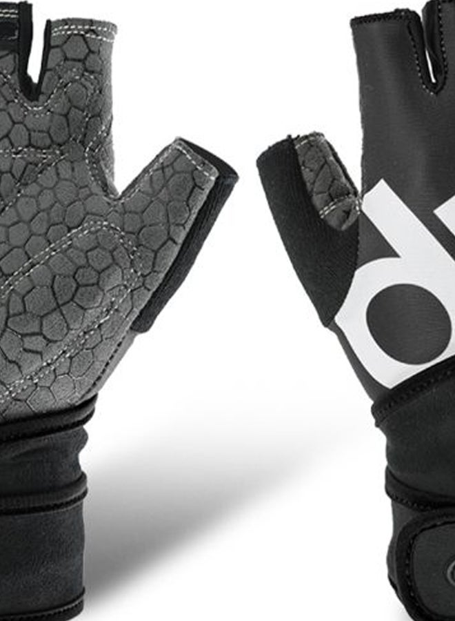 BOODUN Weight Lifting Training Half Finger Gloves 19 x 21cm - Image 2