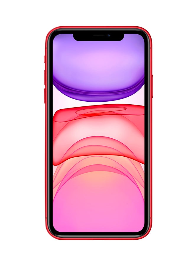 Apple - iPhone 11 With FaceTime (PRODUCT) RED 128GB 4G LTE - KSA Version - Image 1