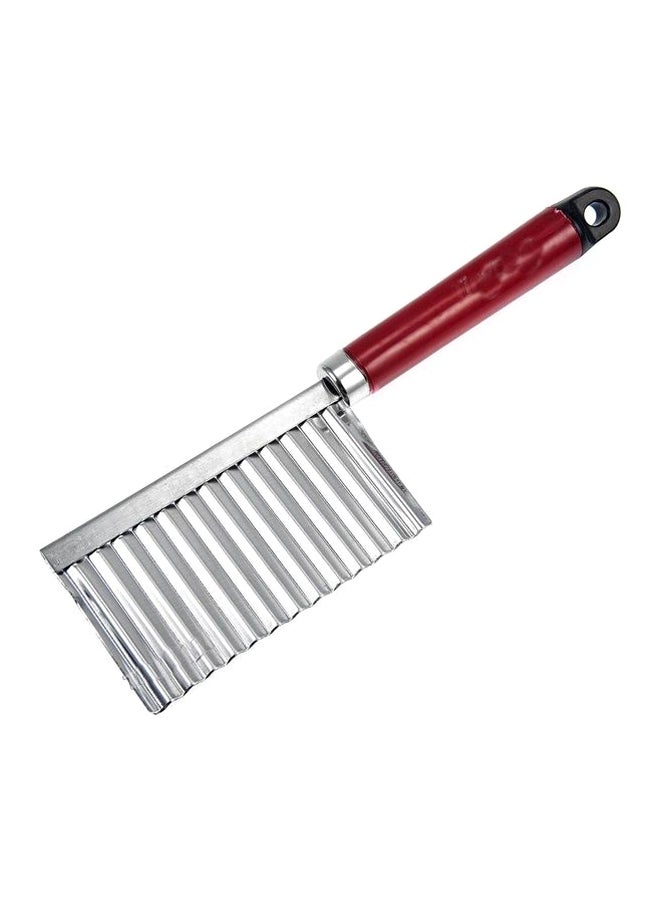 Vegetable Cutting Knife Silver/Red  - Image 1