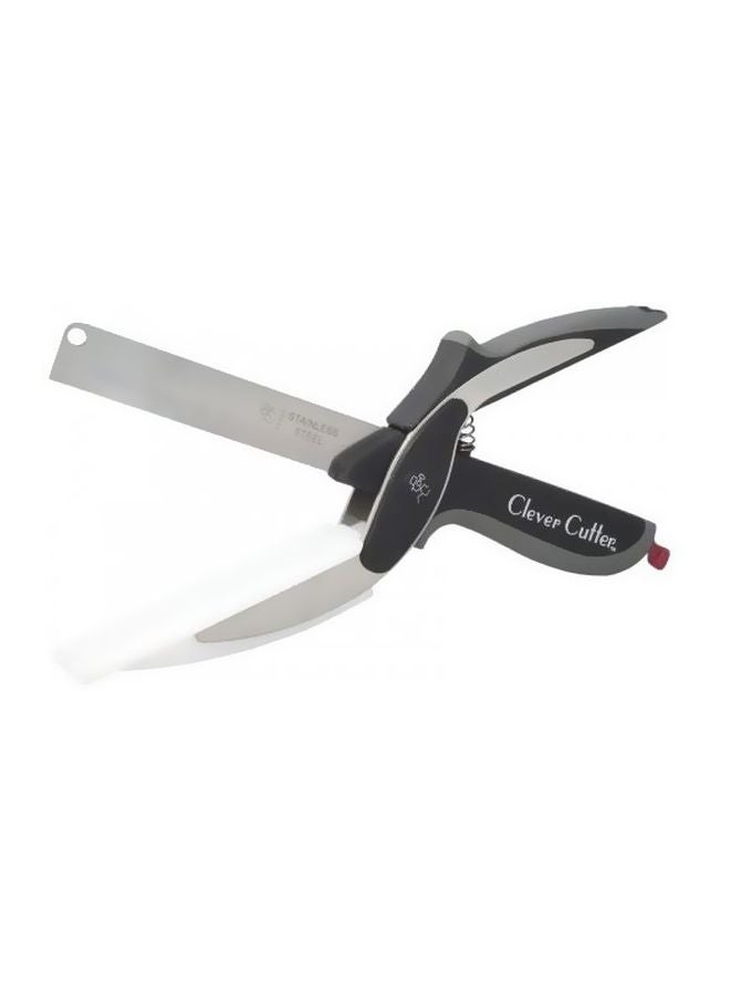 كليفر كاتر مقص مطبخ من الستانلس ستيل أسود/فضي - Image 1