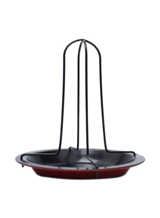 حامل للشواء من الستانلس ستيل أسود - Image 1