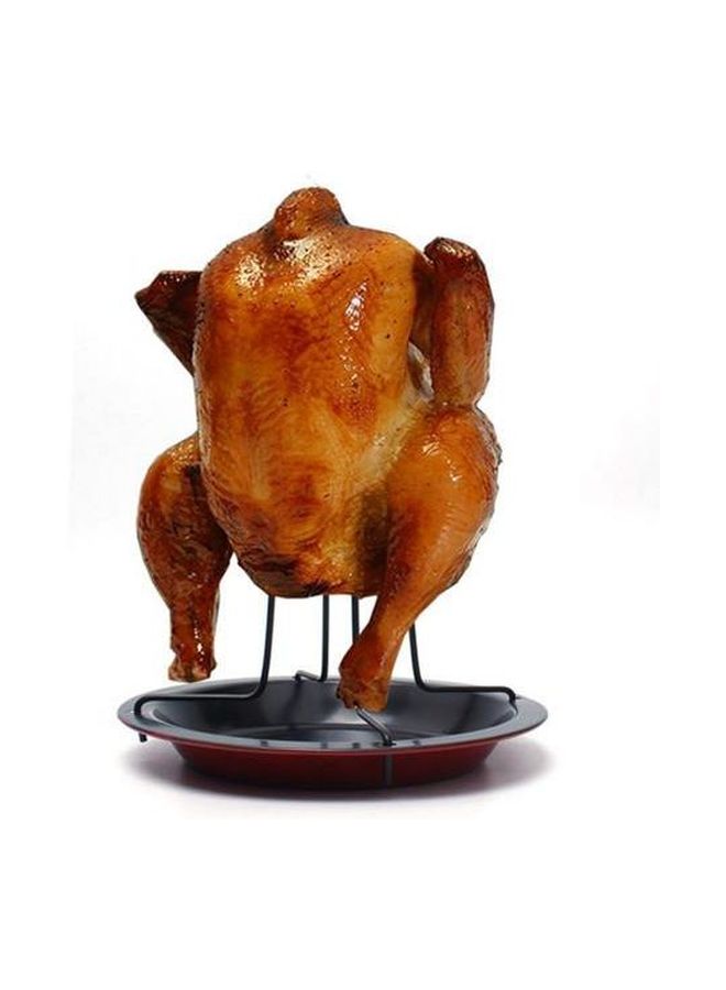 حامل للشواء من الستانلس ستيل أسود - Image 2