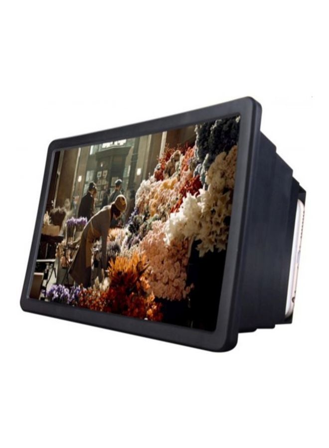 F2 Mobile Phone 3D Screen Magnifier Black - Image 1