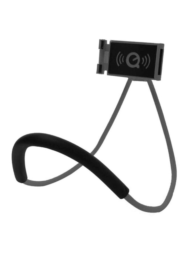 360 Degree Neck Phone Holder Grey/Black