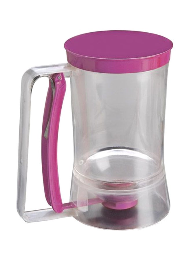 Batter Dispenser Clear/Pink 900ml  - Image 1