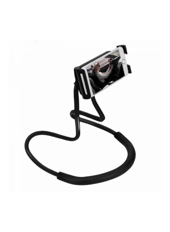 حامل هاتف محمول بتصميم ليزي نيك قابل للدوران 360 درجة أسود - Image 2