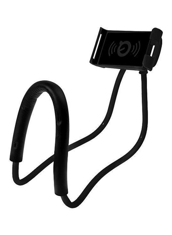 null 360-Degree Lazy Neck Mobile Phone Holder Black  - Image 1