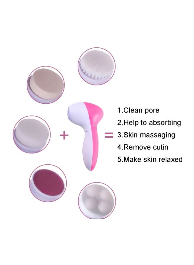 جهازتدليك الوجه 5 في 1 أبيض/ وردي - Image 3