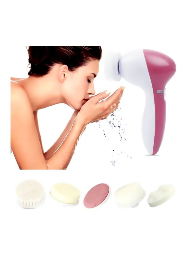 جهازتدليك الوجه 5 في 1 أبيض/ وردي - Image 4