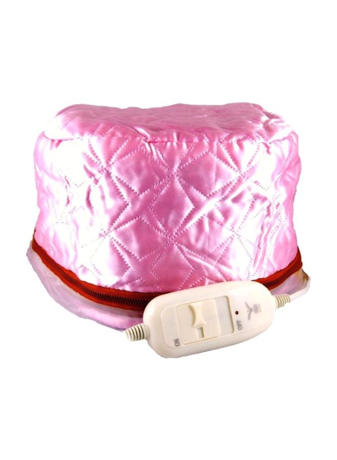 غطاء حراري للشعر للترطيب بعمق وردي/أحمر