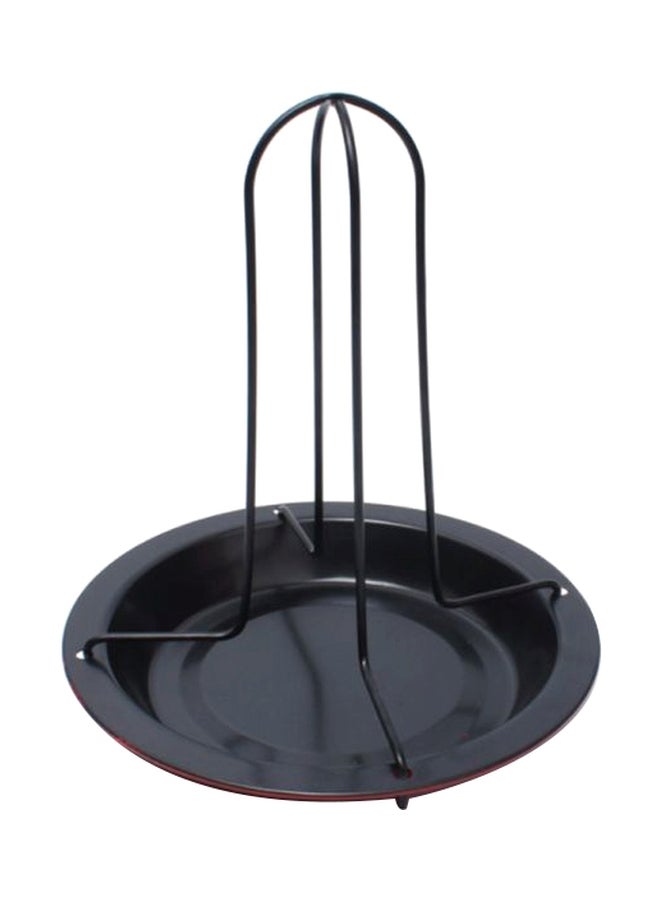 Chicken Roaster Rack With Bowl Black/Red 17x19cm - v1568308968/N29902573A_1