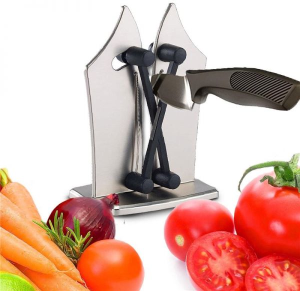 ieLive Bavarian Edge Kitchen Knife Sharpener Silver/Black - Image 2