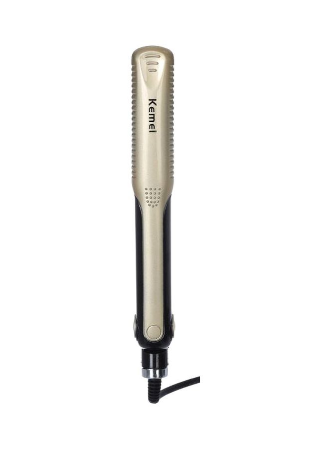 Kemei KM-327 Professional Straightener Gold/Black - Image 2
