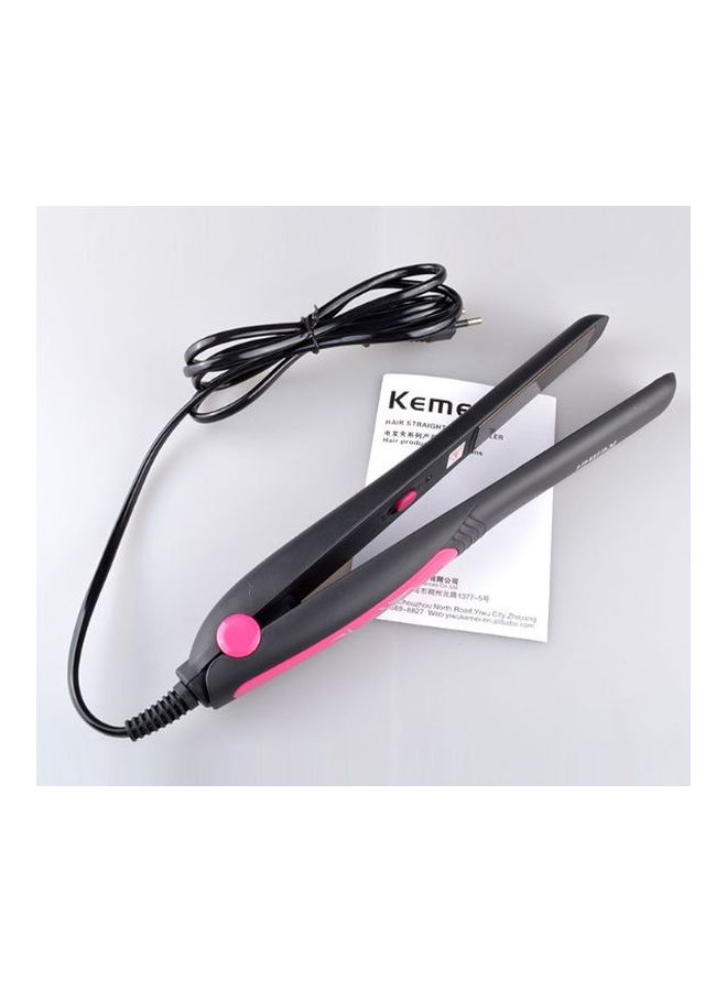 Kemei Hair Straightener Black/Pink  - Image 4
