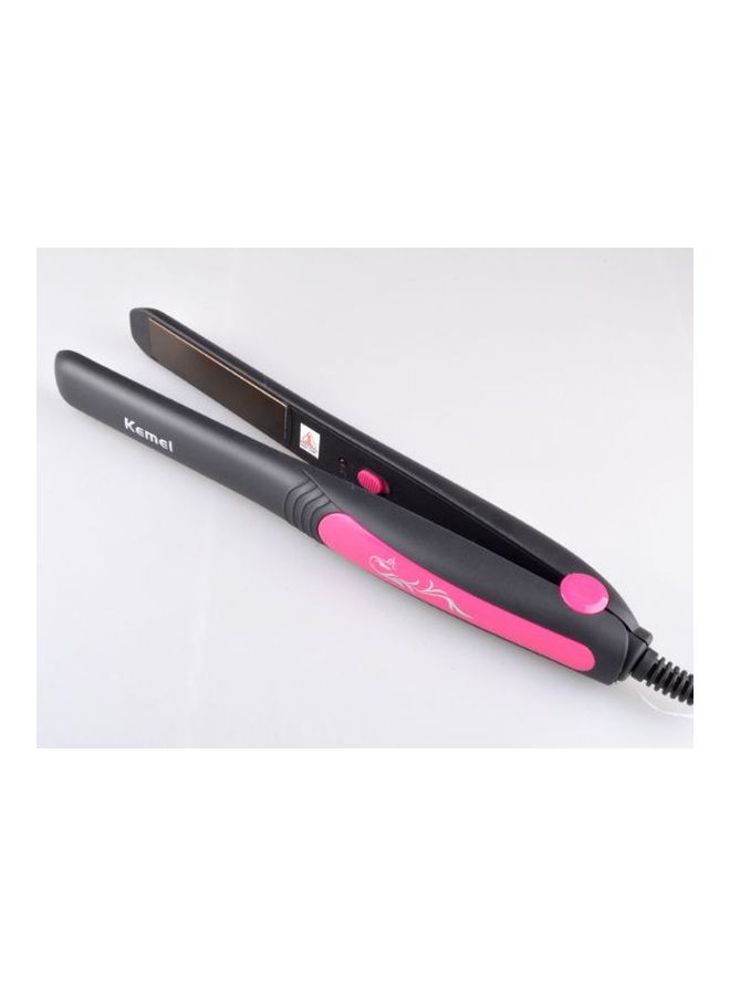 Kemei Hair Straightener Black/Pink  - Image 2