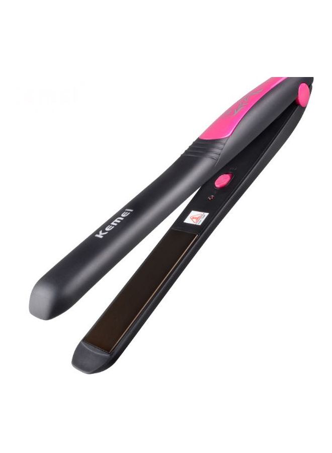 Kemei Hair Straightener Black/Pink  - Image 5