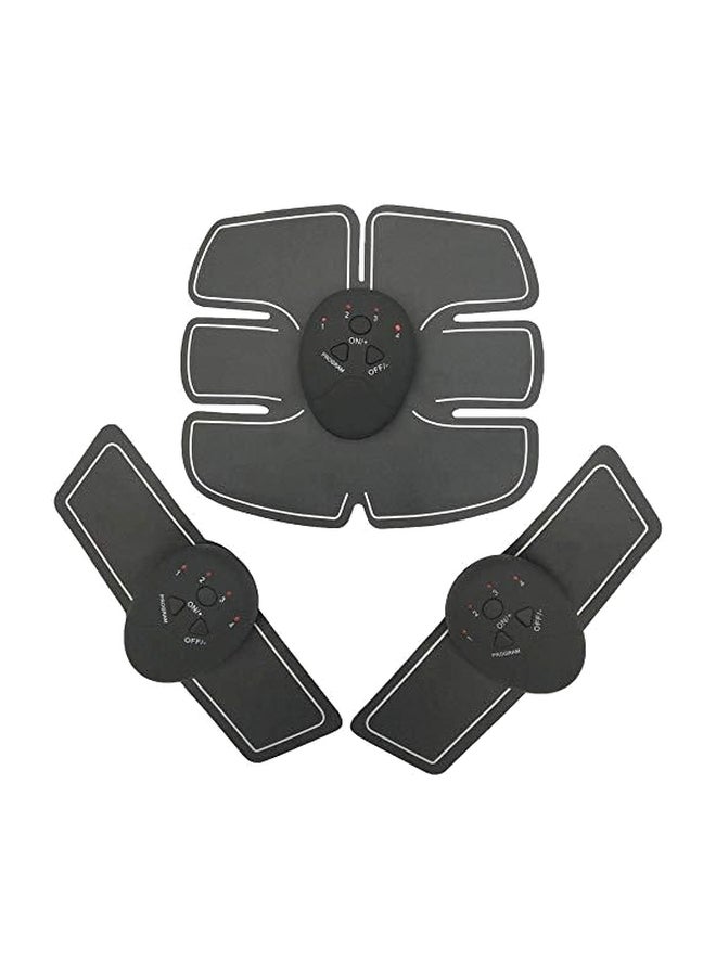 3-Piece Abdominal Muscle Toner Fitness Belt - Image 1