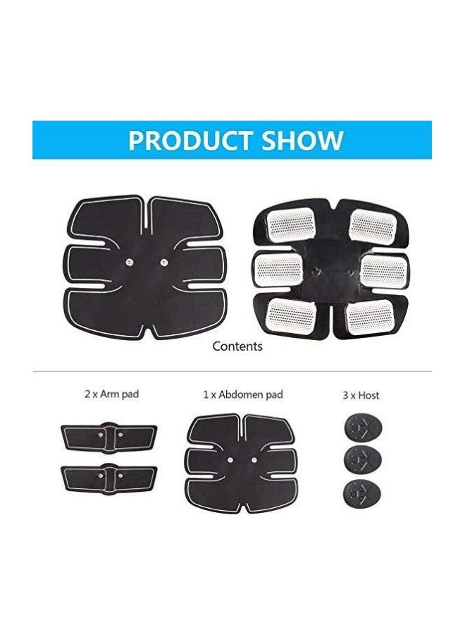 3-Piece Abdominal Muscle Toner Fitness Belt - Image 4