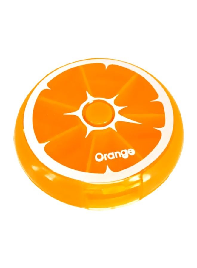 7-Section Rotating Fruit Pill Case - Image 1