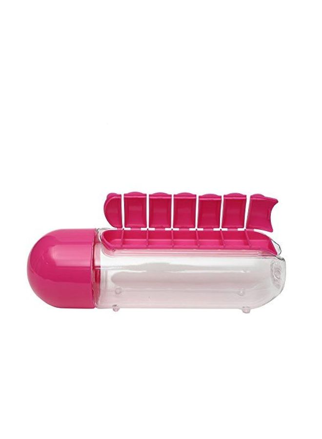 Water Bottle With Pills Organizer - Image 2