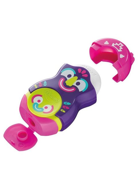 2-In-1 Duo Loopy Eraser And Sharpener Assorted Multicolour