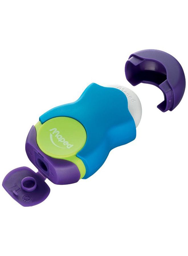 Maped - 2-In-1 Duo Loopy Eraser And Sharpener Multicolour - Image 1