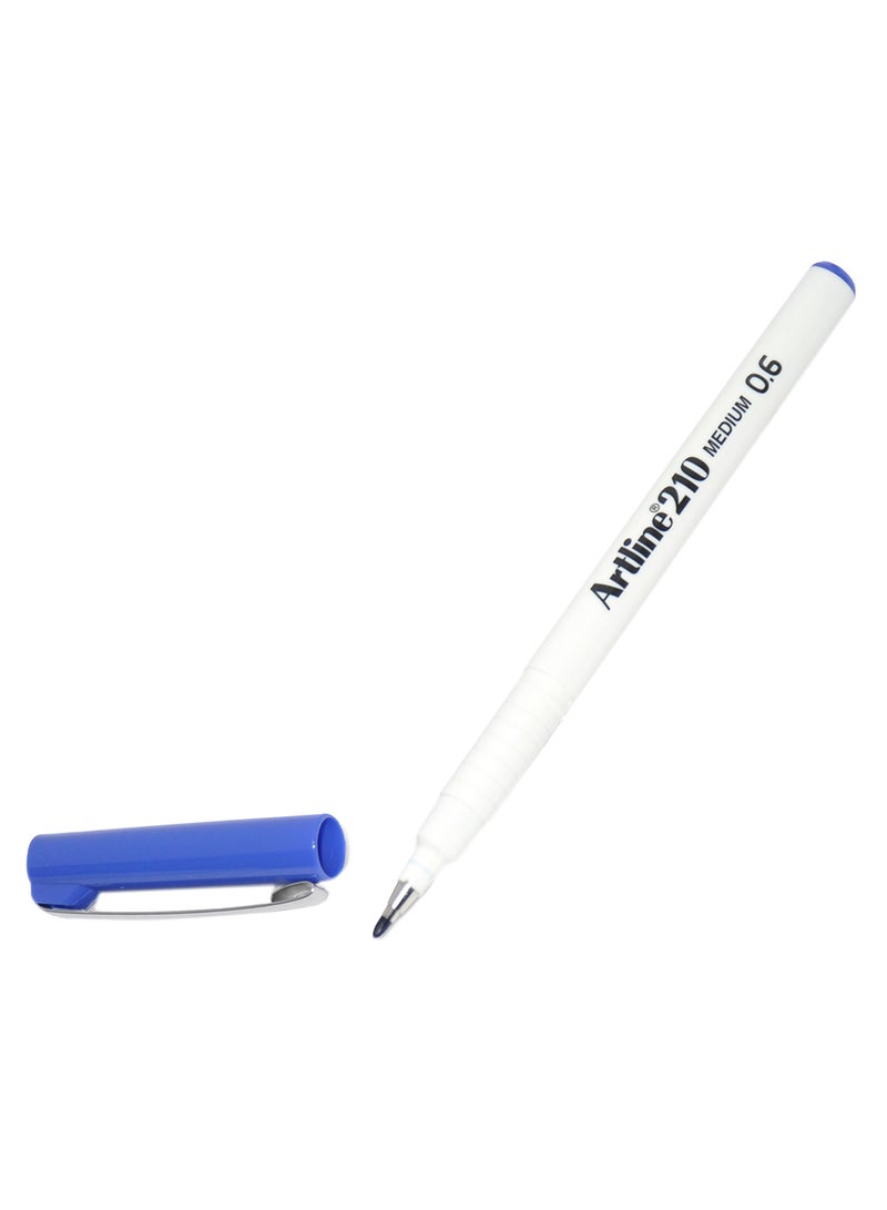 Artline 12-Piece Fineliner Pen Set White/Blue - Image 2