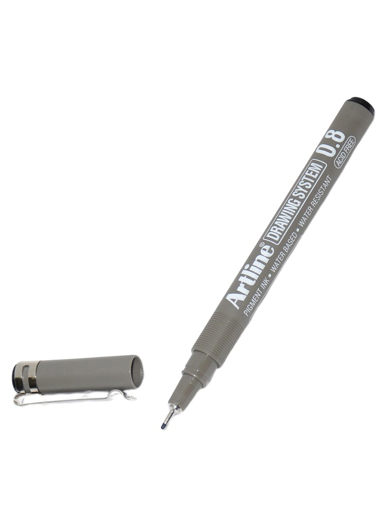 Artline 12-Piece Fineliner Pen Set Grey/Silver  - Image 2