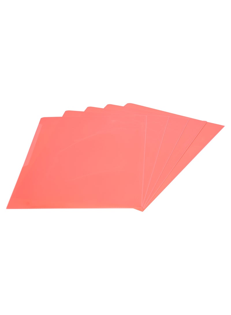 ديورابل طقم مجلد ملفات مقاس A4 مكون من 50 قطعة أحمر - Image 2