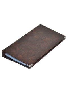 Durable A4 Size Name Card Holder With Ring Brown/Clear  - Image 2