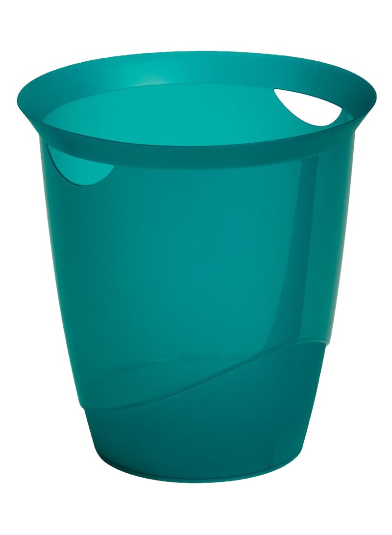 Durable - Waste Bin Basket With Handy Handle Turquoise - Image 1